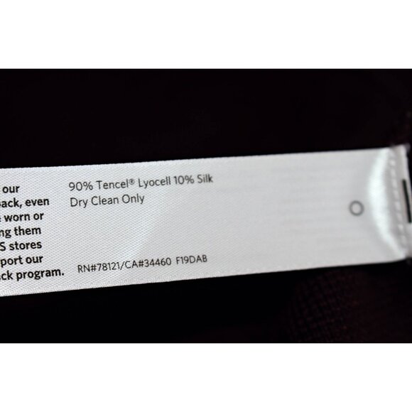 New w/Tags Eileen Fisher "Angle Cardigan in Tencel Silk Interlock" Raisonette M - Picture 10 of 10